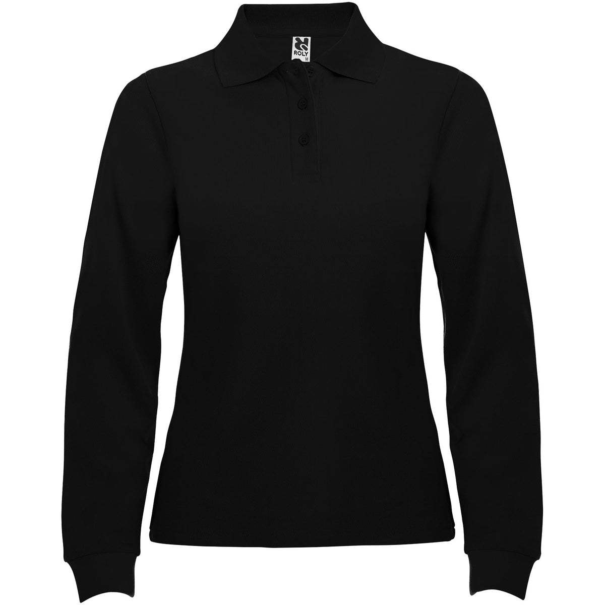 Estrella 220 g/m² långärmad pikétröja för dam