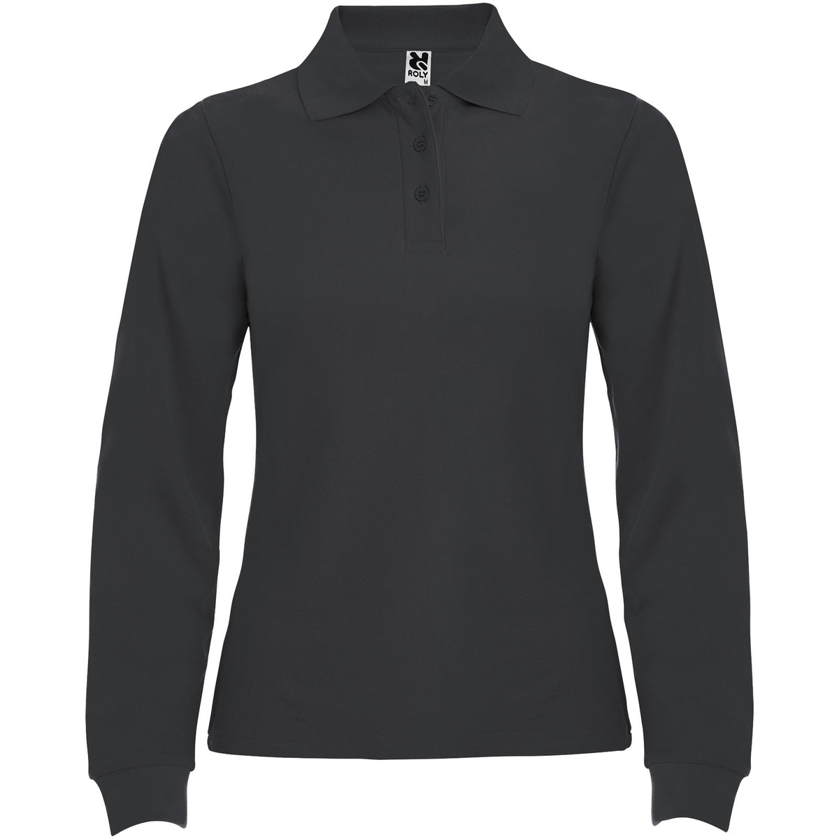 Estrella 220 g/m² långärmad pikétröja för dam