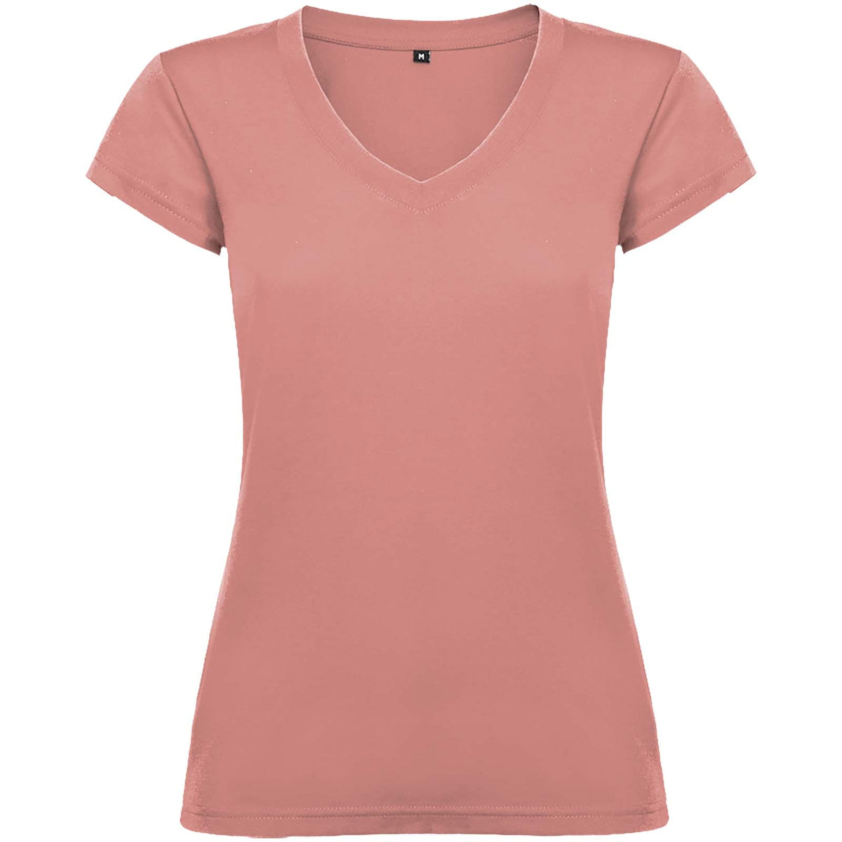 Victoria 155 g/m² kortärmad v-ringad T-shirt för dam