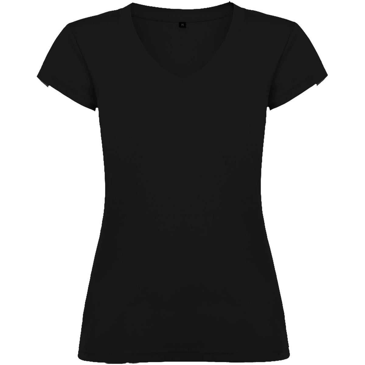 Victoria 155 g/m² kortärmad v-ringad T-shirt för dam