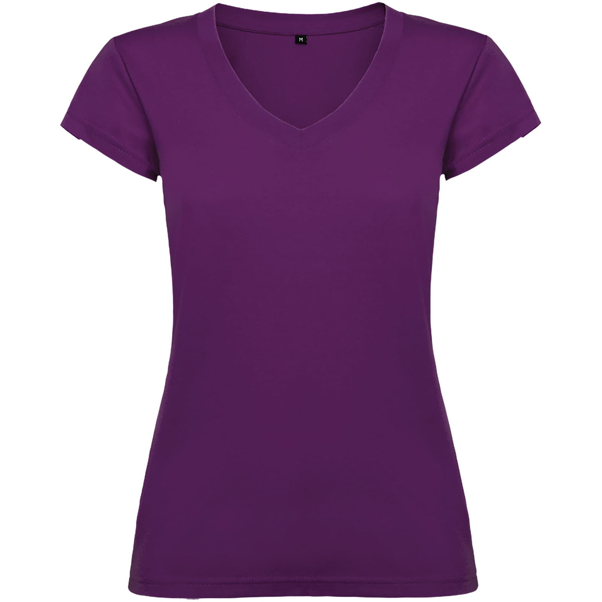 Victoria 155 g/m² kortärmad v-ringad T-shirt för dam