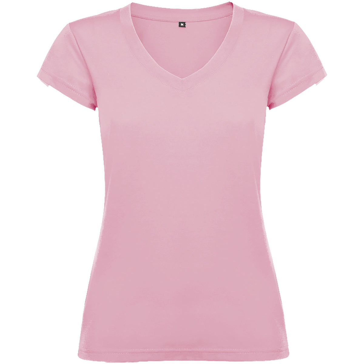 Victoria 155 g/m² kortärmad v-ringad T-shirt för dam