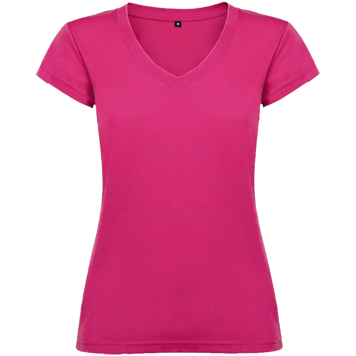 Victoria 155 g/m² kortärmad v-ringad T-shirt för dam