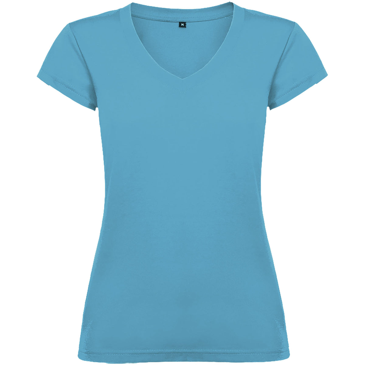 Victoria 155 g/m² kortärmad v-ringad T-shirt för dam
