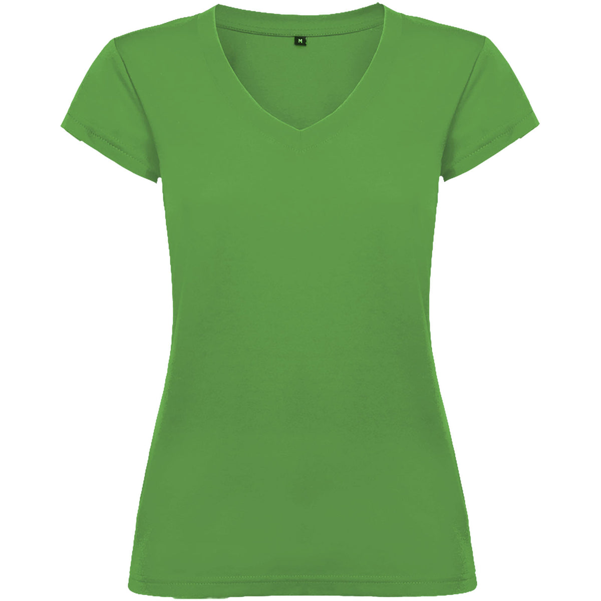Victoria 155 g/m² kortärmad v-ringad T-shirt för dam