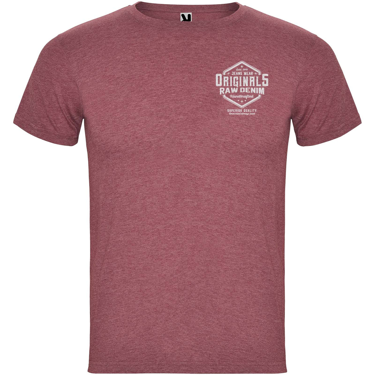 Fox 150 g/m² kortärmad T-shirt för herr