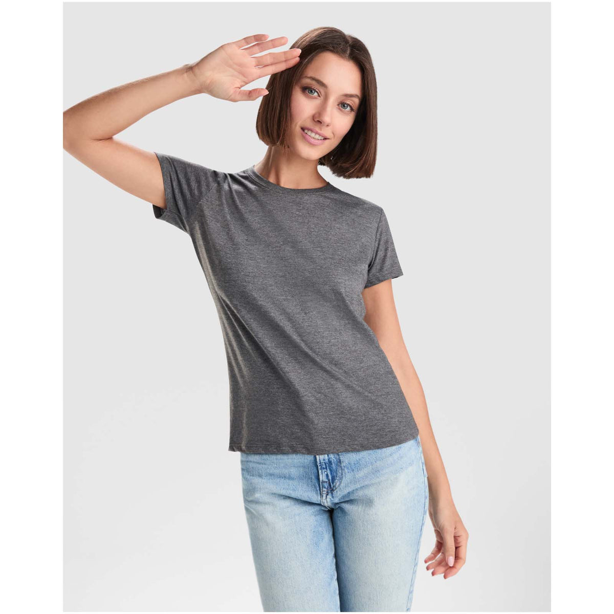 Fox 150 g/m² kortärmad T-shirt för dam