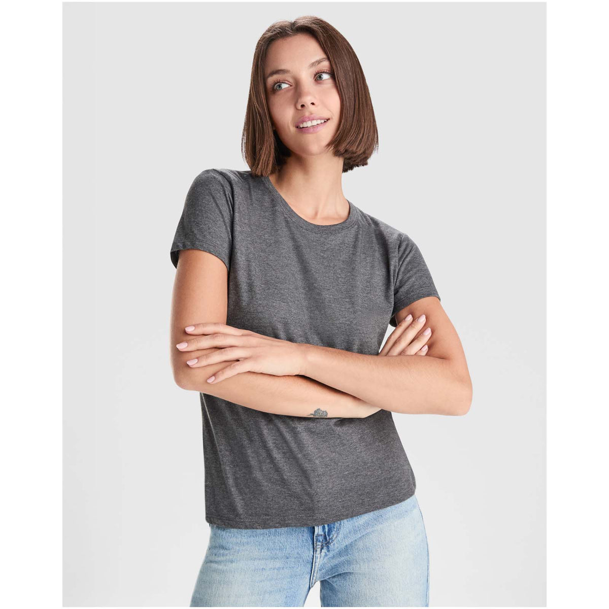 Fox 150 g/m² kortärmad T-shirt för dam
