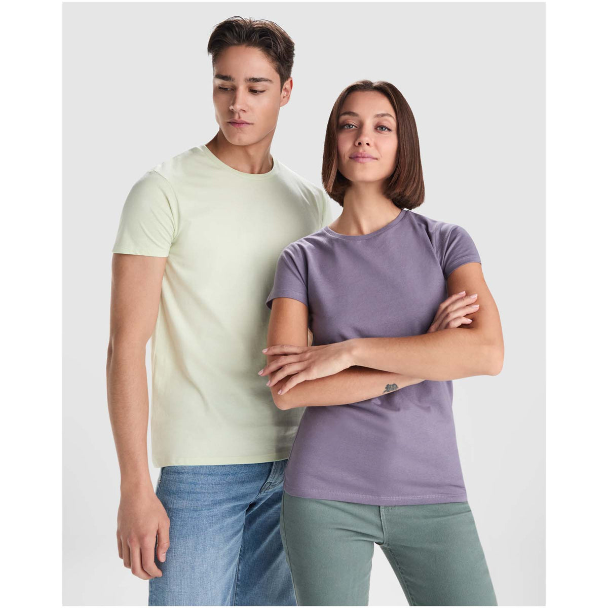 Breda 175 g/m² kortärmad T-shirt ekologisk bomull herr