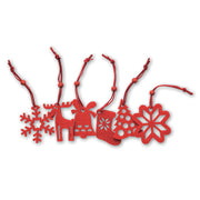 Julgranspynt i filt, 6 st