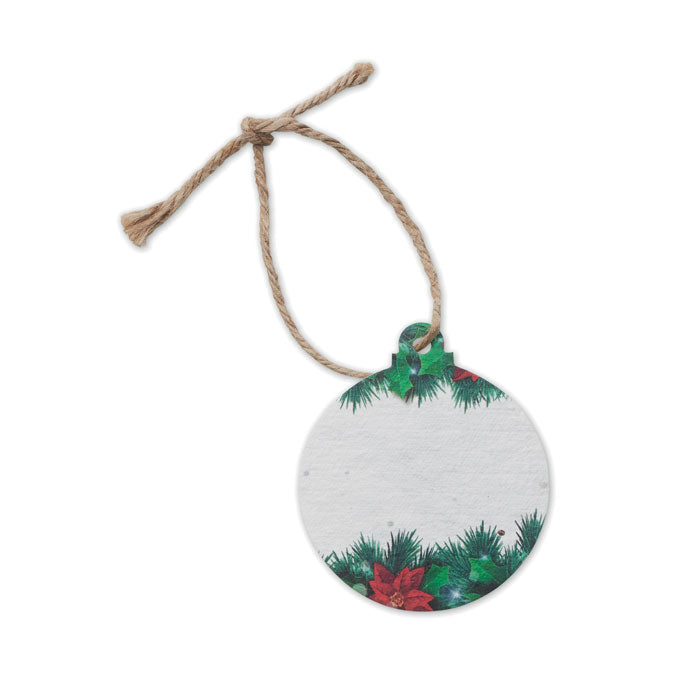 Julprydnad i fröpapper