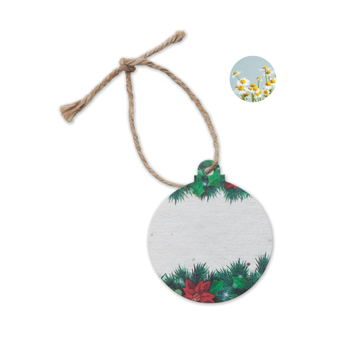 Julprydnad i fröpapper