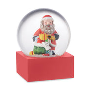 Snöboll glasprydnad