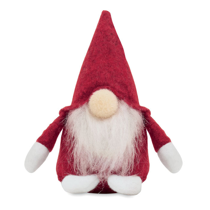 Juldekoration tomte i filt