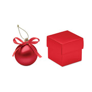 Julgranskulor i presentask