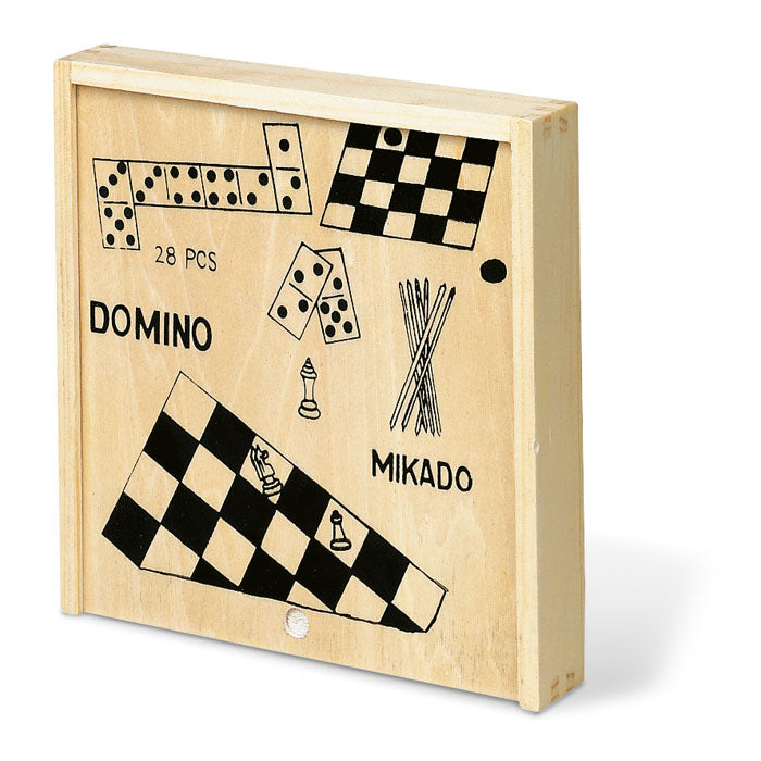 Låda med spel