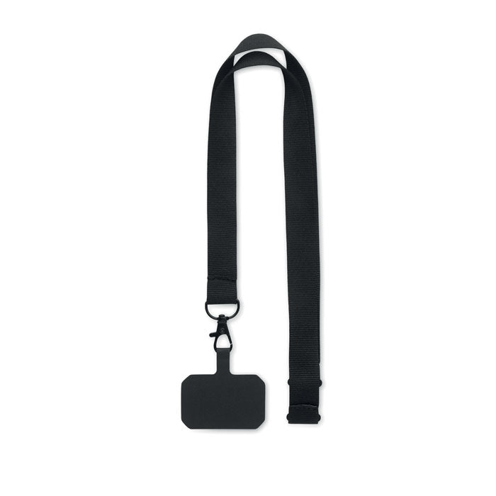 Logoband med telefonhållare