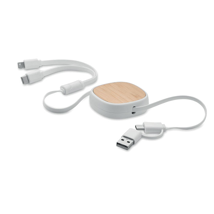 USB-laddkabel inrullningsbar