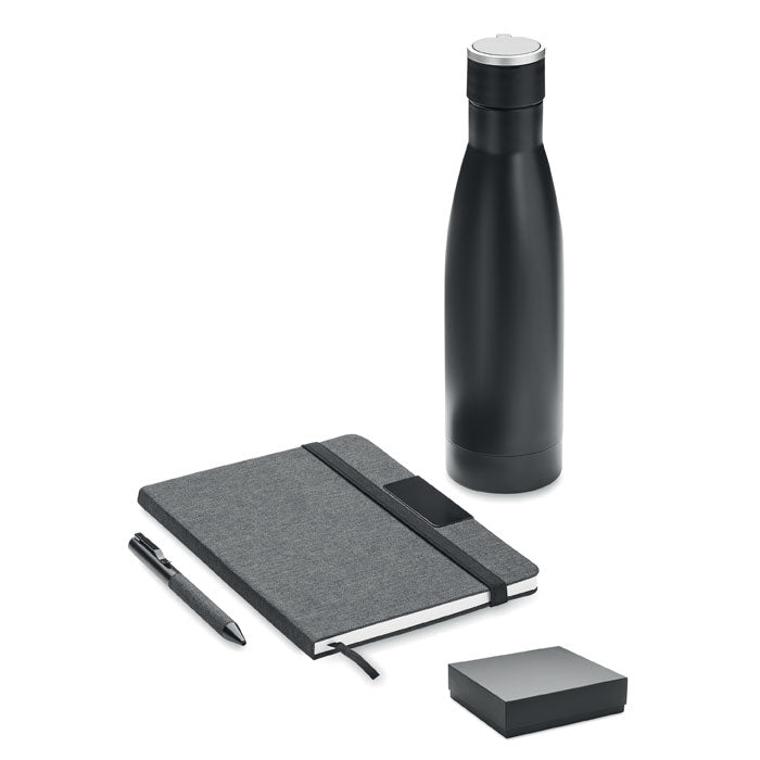 Present set med flaska