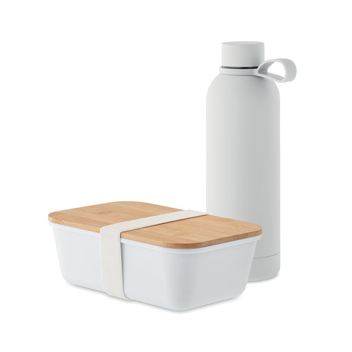 Lunchset, flaska + lunchlåda