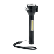 3 i 1 ficklampa/nödhammare
