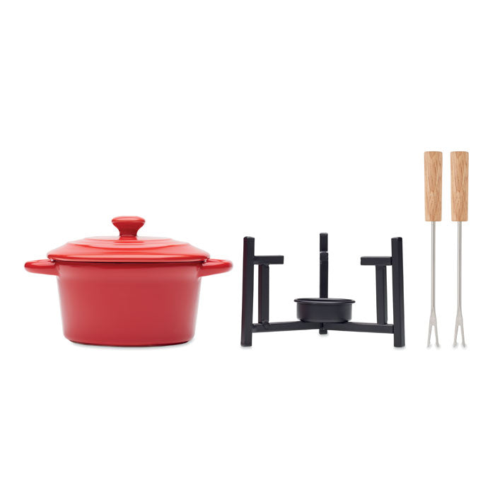 Keramiskt fondueset 300 ml