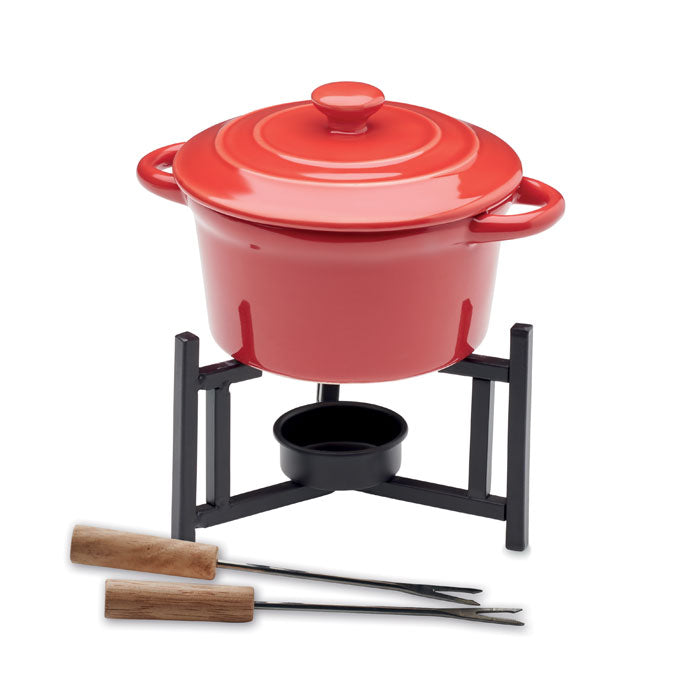 Keramiskt fondueset 300 ml