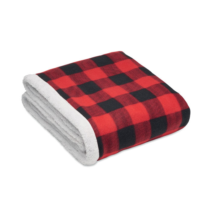 Fleece filt med sherpafoder