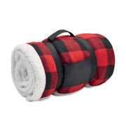 Fleece filt med sherpafoder