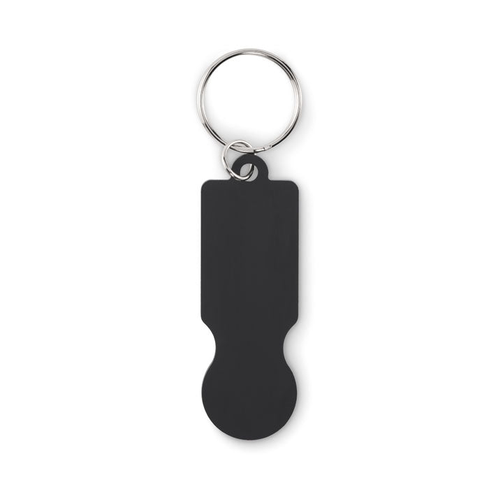 Nyckelring + kundvagnsmynt €1