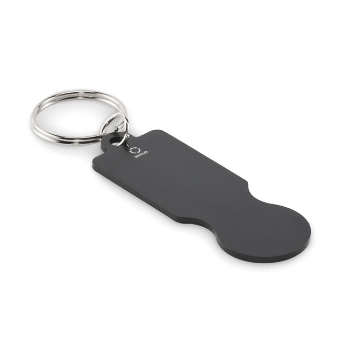 Nyckelring + kundvagnsmynt €1