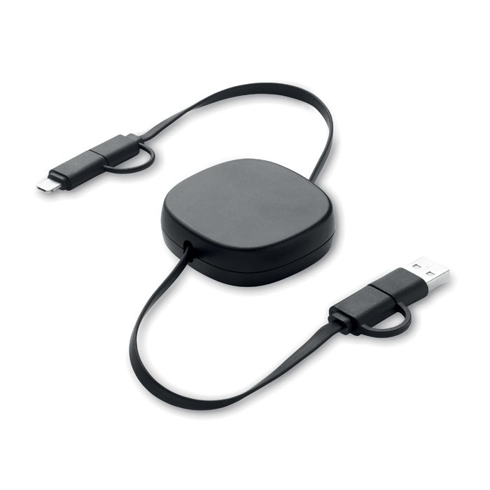 60W utdragbar laddkabel