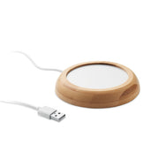 Muggvärmare i bambu med USB