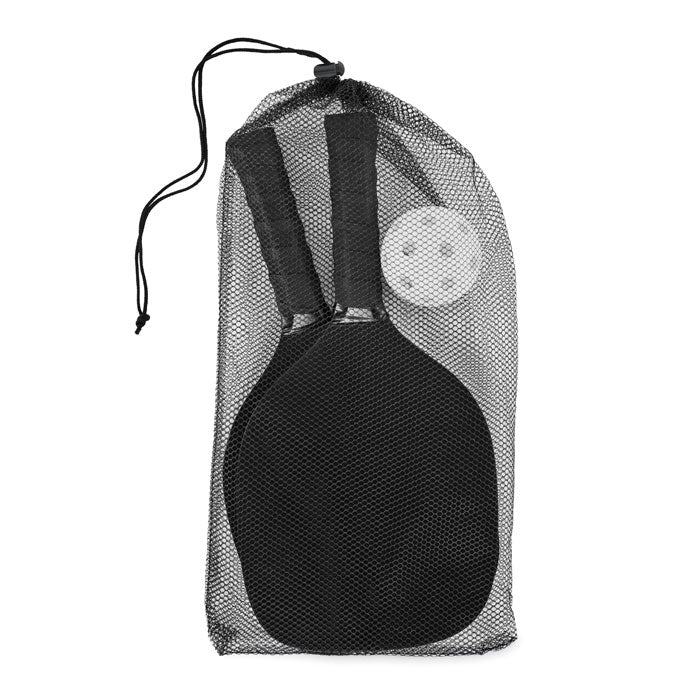 Set med pickleballpaddel
