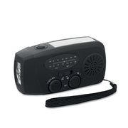 Bärbar radio med LED-ficklampa MO2746-