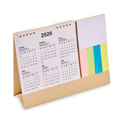 Skrivbordskalender med memopad