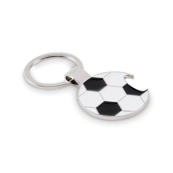 Fotbollsnyckelring med öppnare