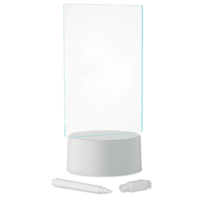 LED-belyst memoskylt
