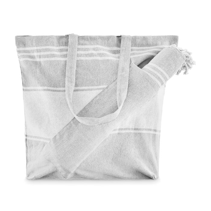Strandväska+hamamhdd 50X14X38cm
