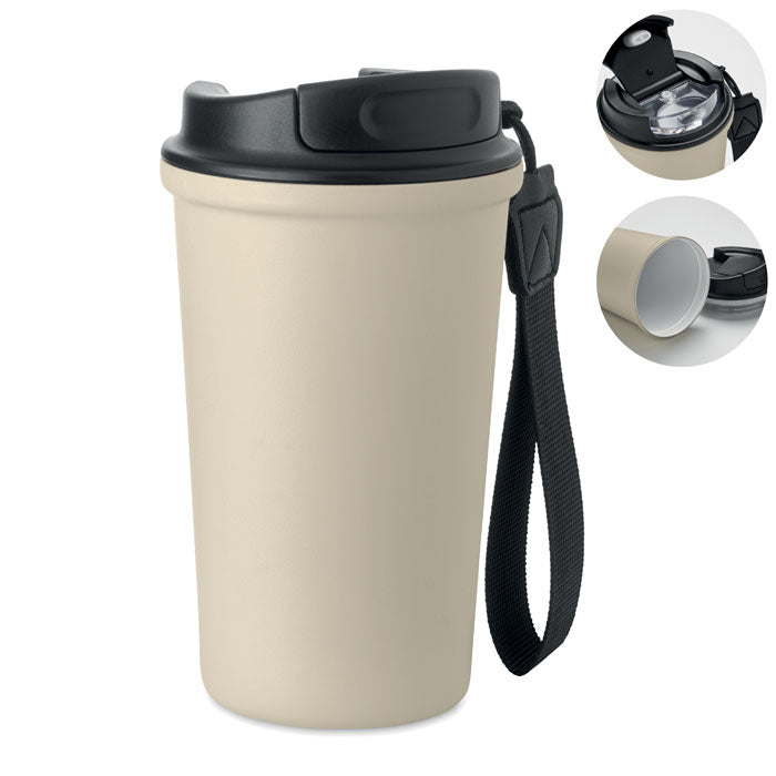 Mugg i återvunnet stål 400 ml