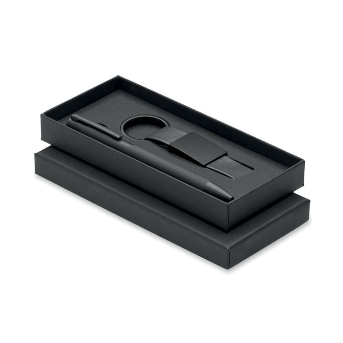 Penna och nyckelring i PU