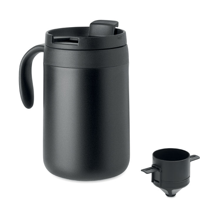 Dubbelväggig mugg kaffefilter
