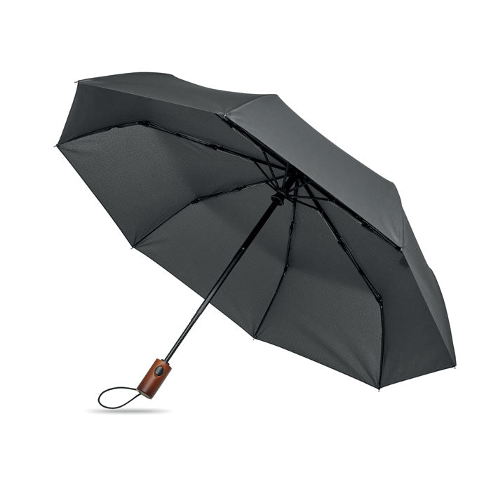 21" kompaktparaply trähandtag