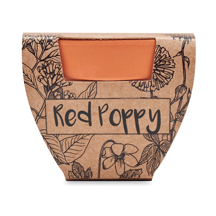 Terracotta skål 'poppy'