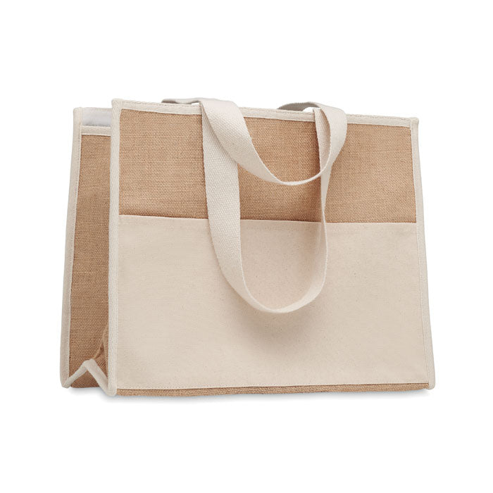 Jute och canvas kylväska