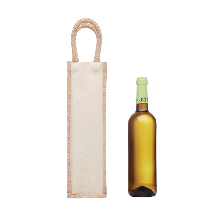 Presentpåse 1 flaska i jute