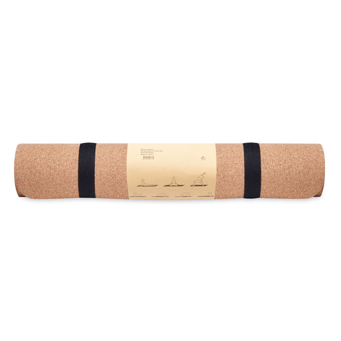 Yogamatta med kork