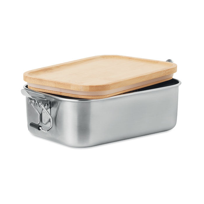 Lunchlåda rostfritt bambulock