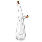 Olje- och vinägerflaska i glas