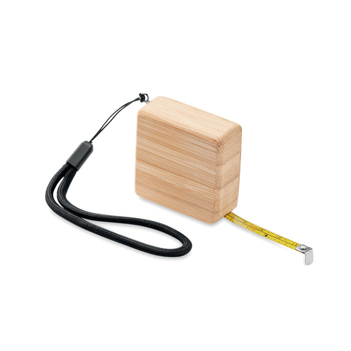 Måttband i bambu 1m